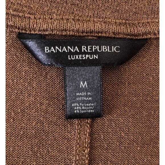 Banana Republic Luxespun Top Womens M Long Sleeve Minimalist Capsule Wardrobe - Picture 3 of 5